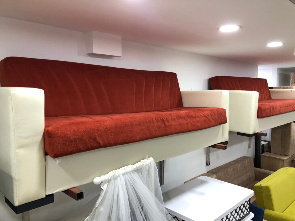 KİREMİT RENGİ İKİNCİ EL ÇEKYAT TAKIMI