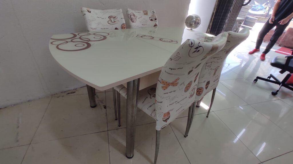 İKİNCİ EL CAM MASA SANDALYE