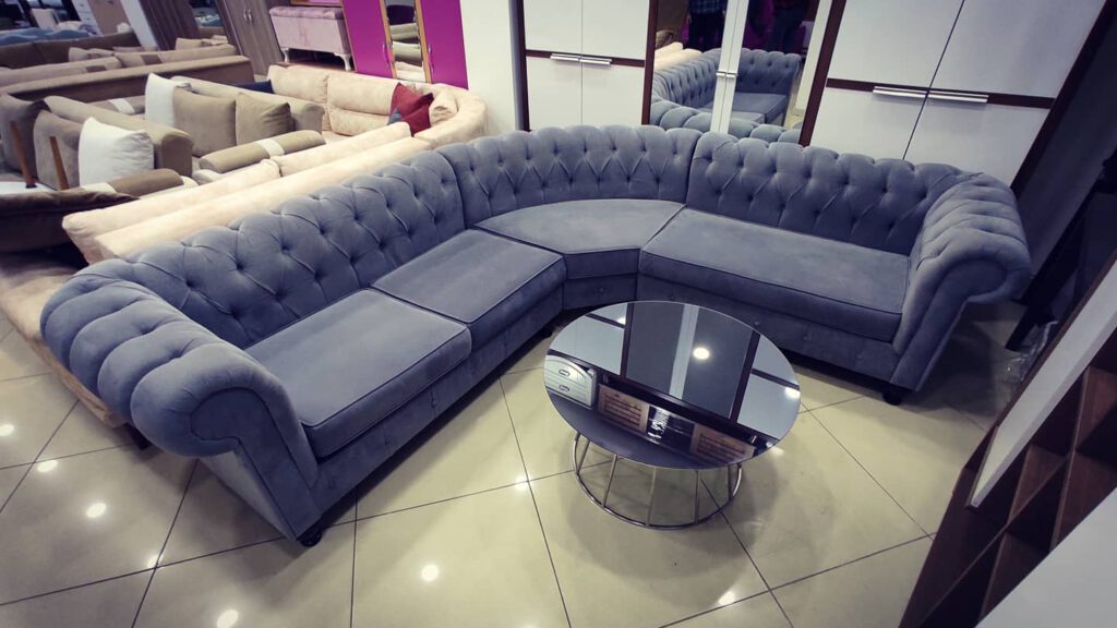 CHESTER FÜME KÖŞE KOLTUK