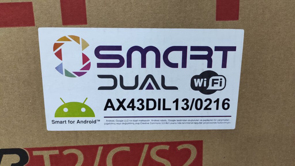AXEN KENDİNDEN UYDULU SMART TELEVİZYON