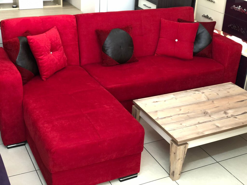 KIRMIZI MİNİ KÖŞE KOLTUK