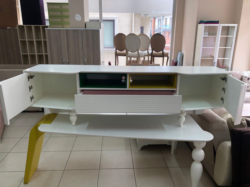 DEKORATİF MDF TV SEHPASI